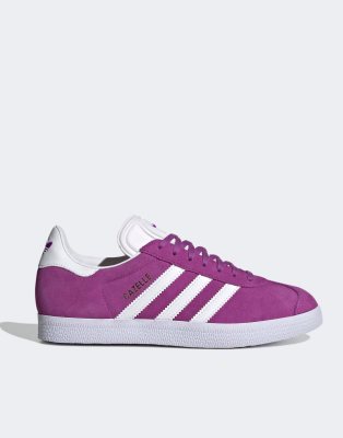 adidas Originals Gazelle trainers in purple and white - ASOS Price Checker