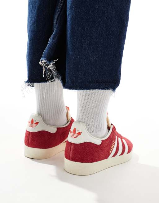 adidas Originals Gazelle trainers in red ASOS