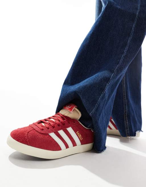 Shoes Adidas Red Adidas Gazelle Trainers Mens Adidas Originals