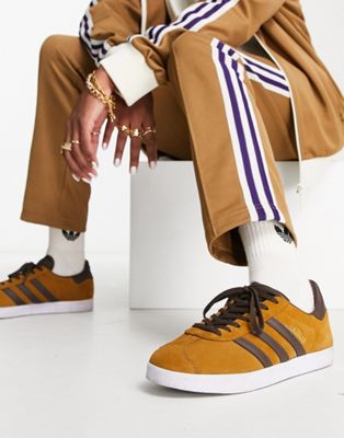 adidas Originals Gazelle trainers in tactile yellow - MUSTARD