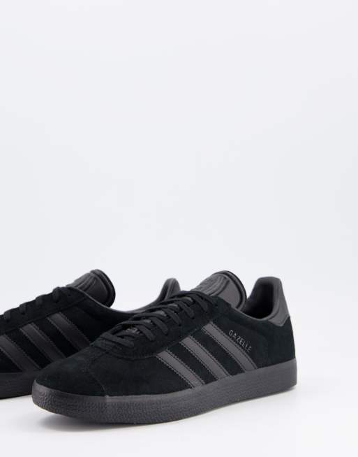 adidas Originals Gazelle trainers in triple black | ASOS