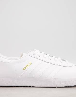 adidas triple white gazelle