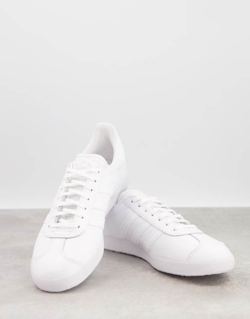 Adidas gazelle cheap white sale