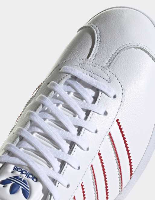 adidas Originals Gazelle trainers in white | ASOS