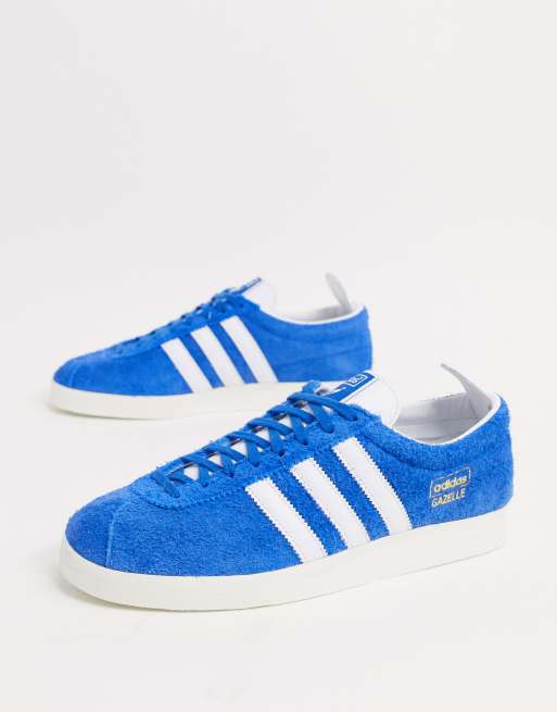 Adidas blue suede online