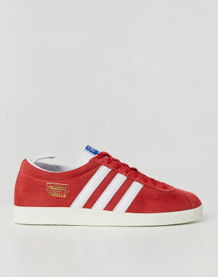 adidas originals red suede gazelle sneakers