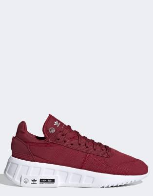 Adidas Originals Geodiver Primeblue Sneakers In Burgundy-purple | ModeSens