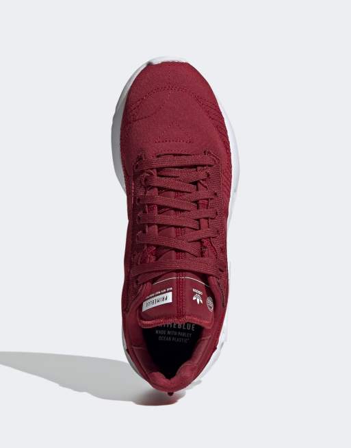 adidas Originals Geodiver sneakers in burgundy PURPLE