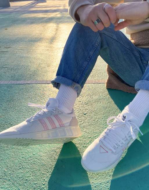 adidas gazelle silver green womens adidas Geodiver+ Parley 9.5