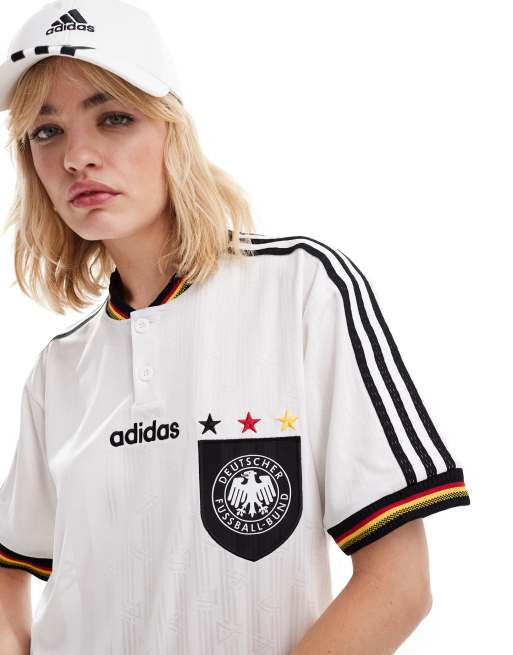 adidas Originals Germany 1996 home shirt in white ASOS