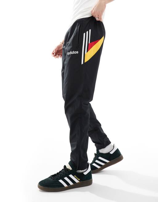 adidas Originals Germany 1996 joggers in black white