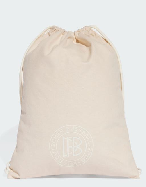 adidas Originals - Germany Anniversary - Naturfarvet og hvid gymnastiktaske