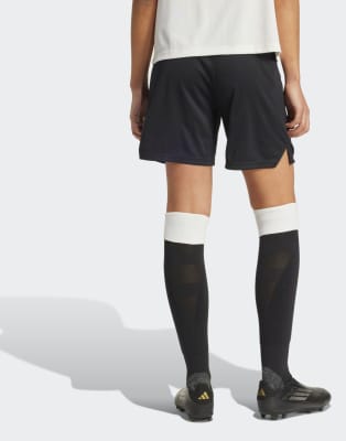 adidas Originals Germany anniversary shorts in black / cloud white
