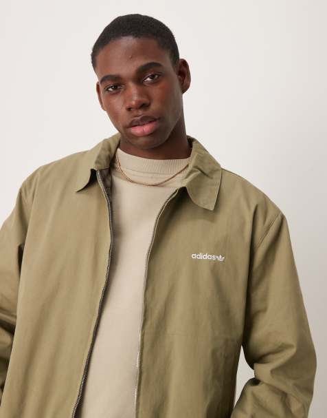 adidas Originals – Gewebte Jacke in Khaki - view 1