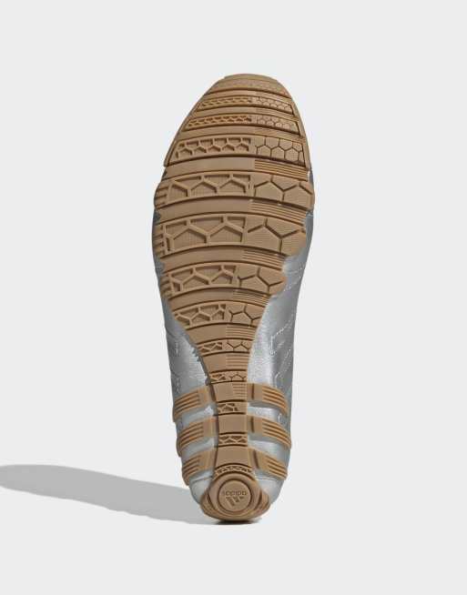 adidas Originals Ghost Sprint Ballerinas in Silber-Metallic mit Gummisohle, 4 von 4