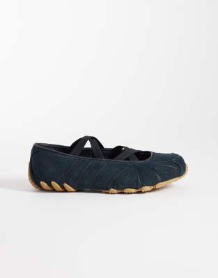 черные балетки adidas Originals Ghost Sprint черного цвета