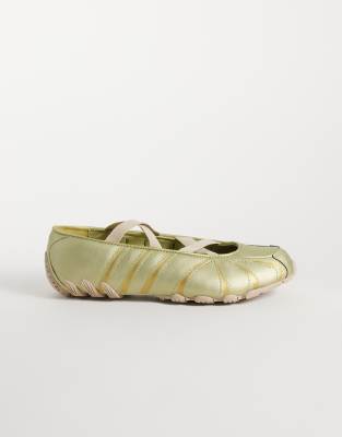 Adidas Originals Ghost Sprint Ballet Flats In Gold