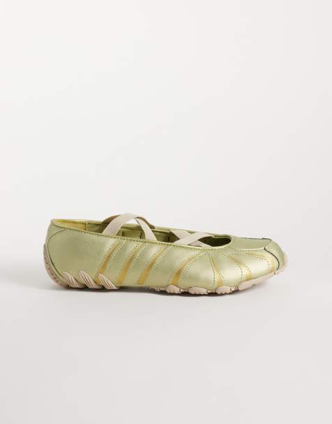 adidas Originals Ghost Sprint ballet flats in gold - view 1