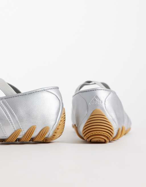 adidas Originals Ghost Sprint ballet flats in silver, 2 of 5