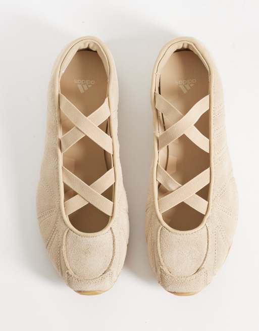 adidas Originals Ghostsprint ballet flat in beige , 3 of 5