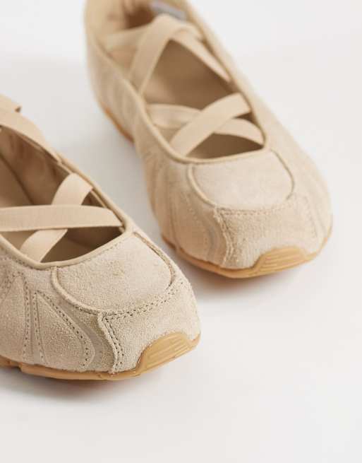 adidas Originals Ghostsprint ballet flat in beige , 4 of 5