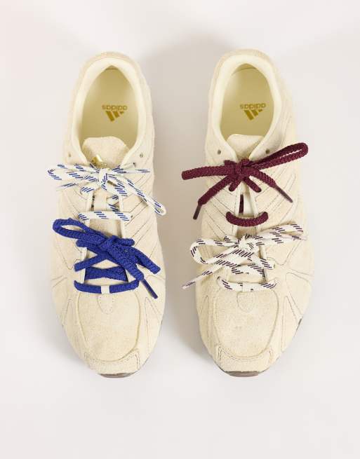 adidas Originals Ghostsprint Sneaker in Wollweiß mit doppelten Schnürsenkeln, 2 von 5