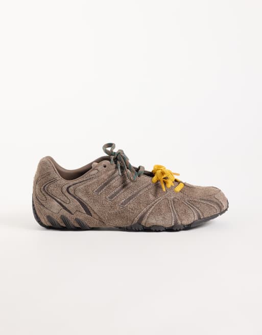 adidas Originals Ghostsprint sneakers marroni con doppi lacci, 2 di 5