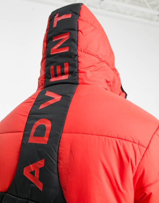 Giacca adidas nera e rossa hotsell