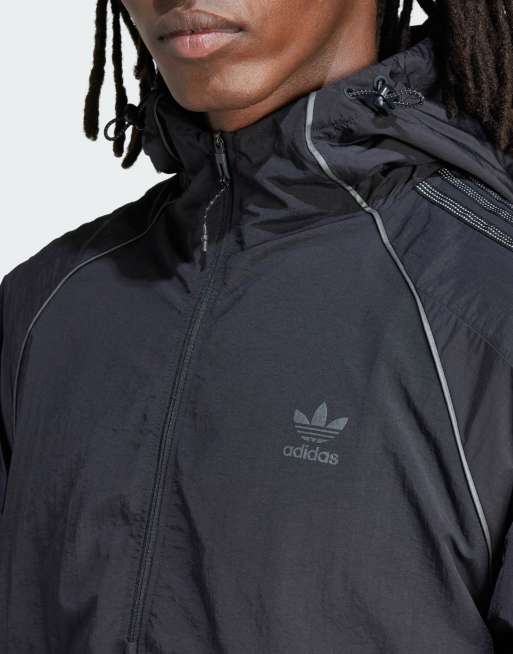 adidas Originals - Giacca parka nera, 3 di 4
