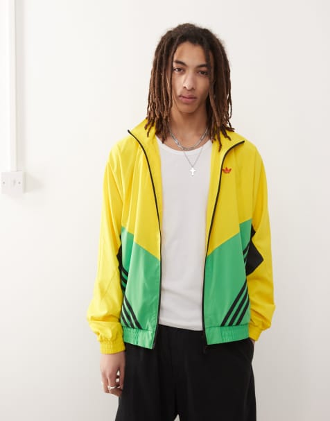 adidas Originals - Giacca sportiva gialla e verde - view 1