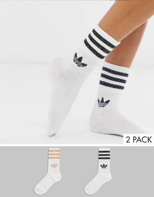 glitter adidas socks