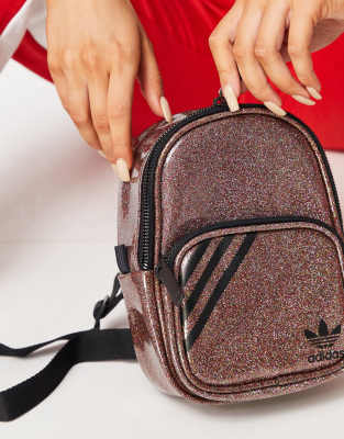 adidas mini backpack pink leather