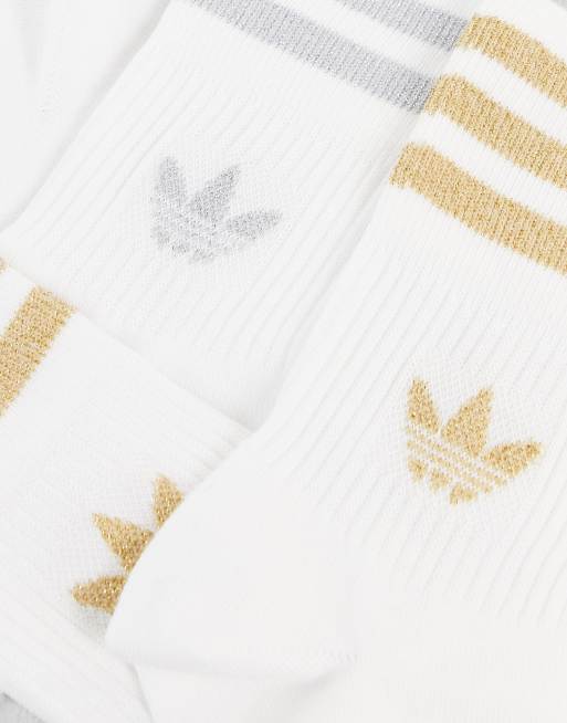 Gold adidas socks sales
