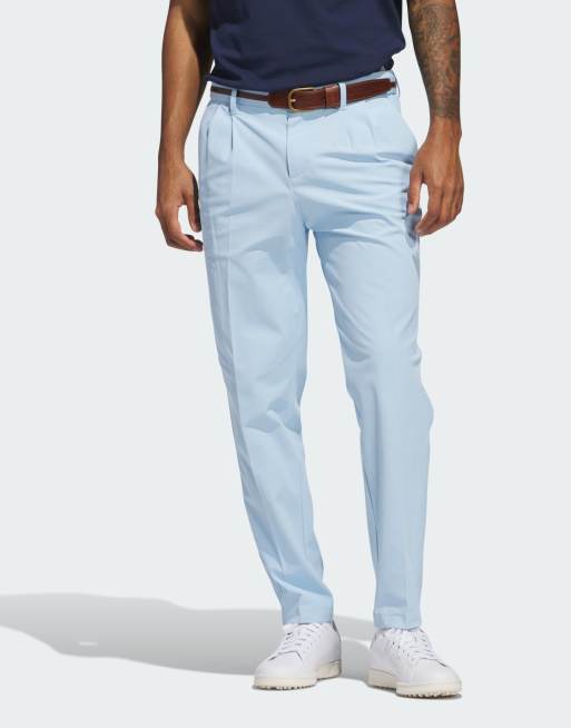 adidas Originals - Golf - Pantaloni a pieghe in maglia twistknit azzurri