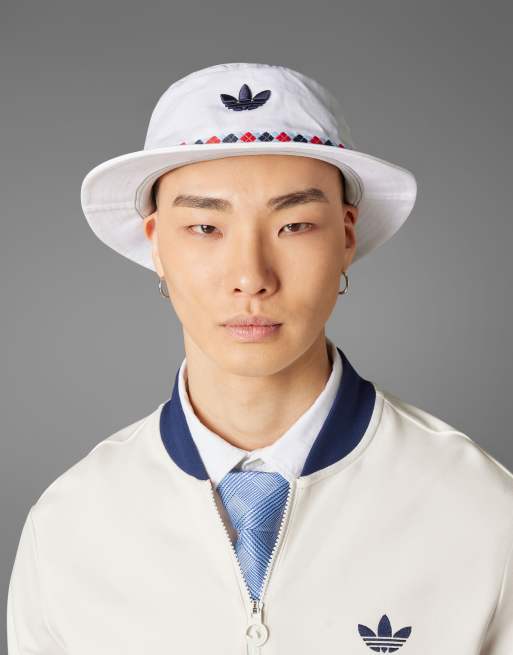 adidas Originals - Golf - Season Opener - Bucket hat in wit