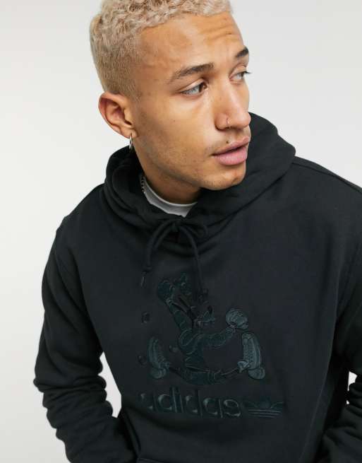 adidas Originals Goofy hoodie in black ASOS