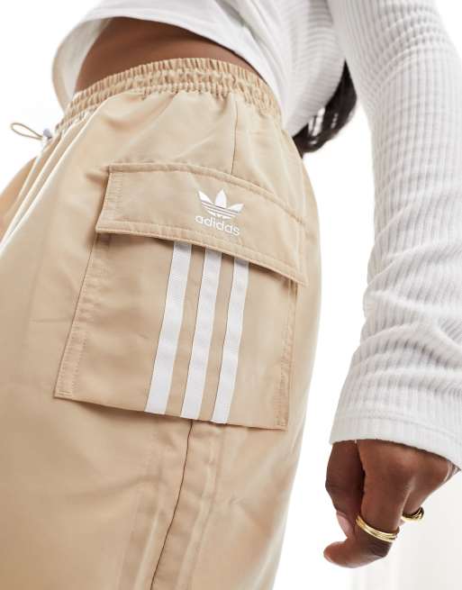 adidas Originals Gorpcore cargo skirt in beige