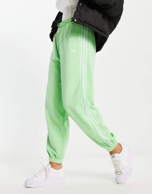 Adidas neon shop green joggers