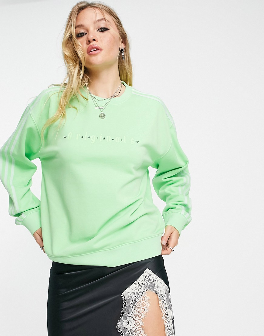 adidas Originals Gothcore sweatshirt in glory mint - LGREEN