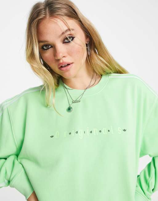 Adidas sweatshirt hot sale mint