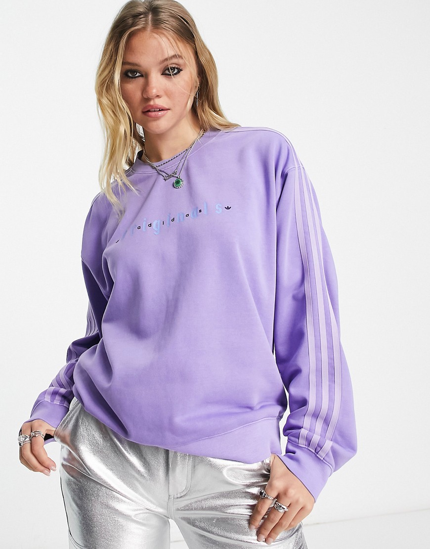 adidas Originals Gothcore sweatshirt in purple