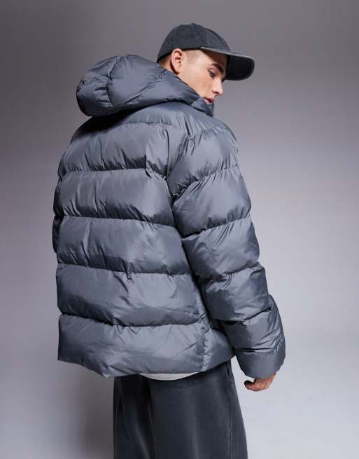 adidas Originals – Grå pufferkappa, 4 av 4