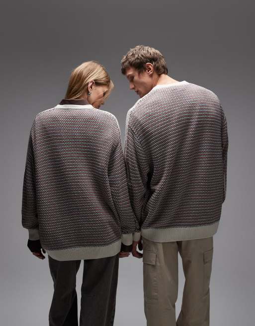 adidas Originals - Grå strikket sweatshirt , 4 af 4