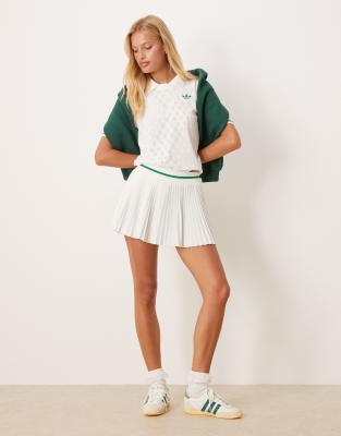 adidas Originals - Grand Slam - Jupe style tennis - Blanc