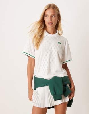 adidas Originals - Grand Slam - Tennis-Poloshirt in Weiß