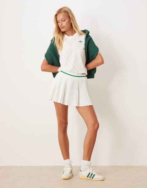 adidas Originals Grand Slam tennis skirt in white - view 1