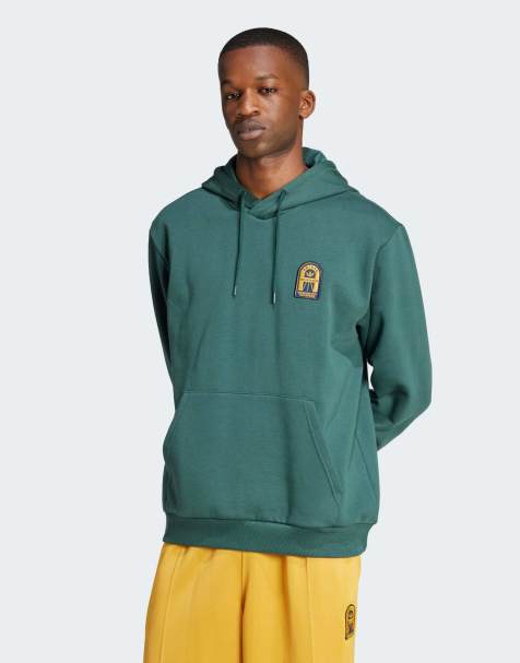 adidas Originals Graphic hoodie in mineral green - view 1