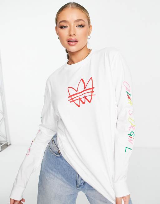 Adidas graphic cheap long sleeve shirt