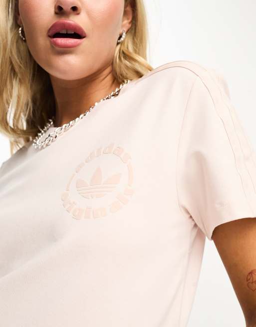 T shirt adidas femme rose pale new arrivals