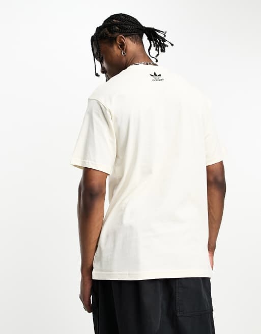 adidas Originals Graphics Grow Together Friends t-shirt in white | ASOS